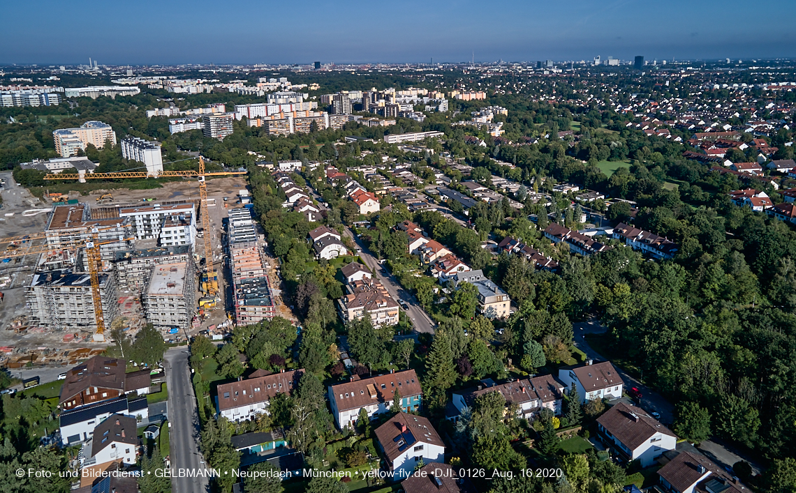 16.08.2020 - Baustelle Alexisquartier in Neuperlach