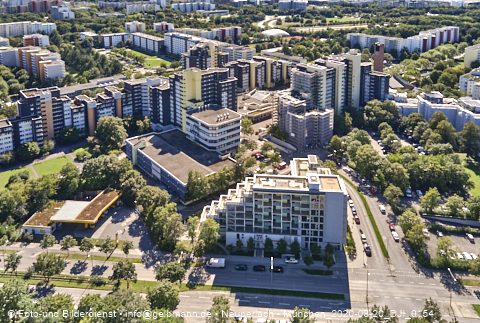 20.08.2020 - Marx-Zentrum und Karl-Marx-Ring 52-62 und Studentenwohnheim in Neuperlach