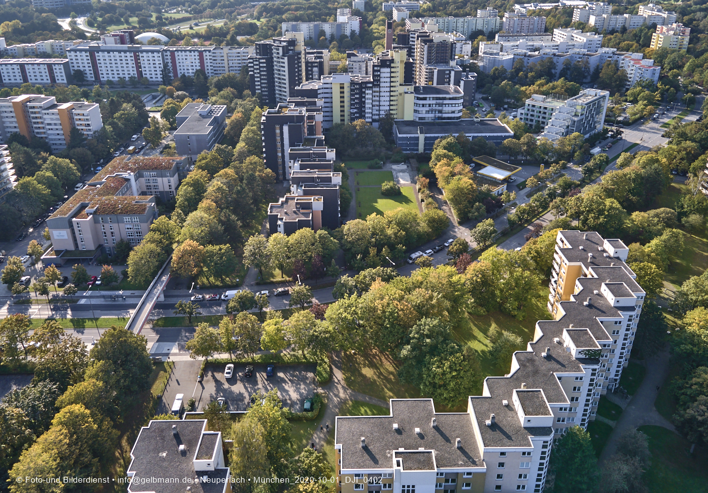 01.01.2020 - Marx-Zentrum und Karl-Marx-Ring 52-62 und Studentenwohnheim in Neuperlach