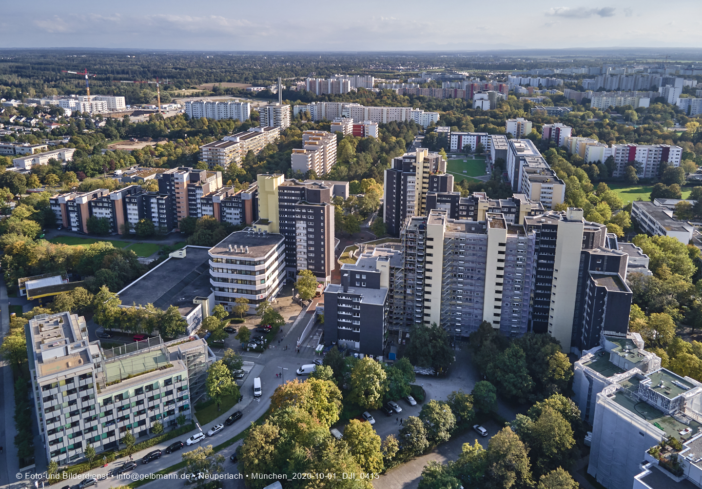 01.01.2020 - Marx-Zentrum und Karl-Marx-Ring 52-62 und Studentenwohnheim in Neuperlach