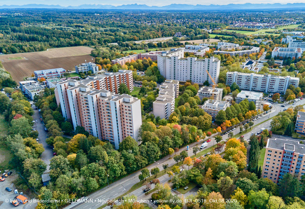 09.10.2020 - Aufstockungsbaustelle Oskar-Maria-Graf-Ring und Annette-Kolb-Anger