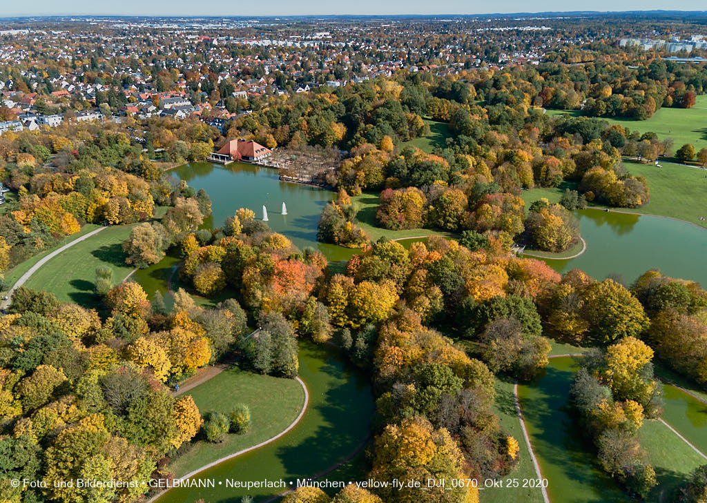 25.10.2020 - Der Ostpark in Neuperlach im Herbst 2020