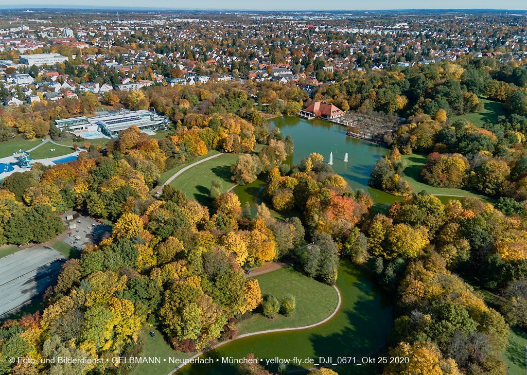 25.10.2020 - Der Ostpark in Neuperlach im Herbst 2020