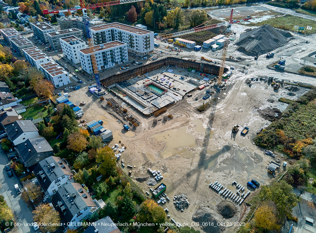 15.10.2020 - Baustelle Alexisquartier in Neuperlach