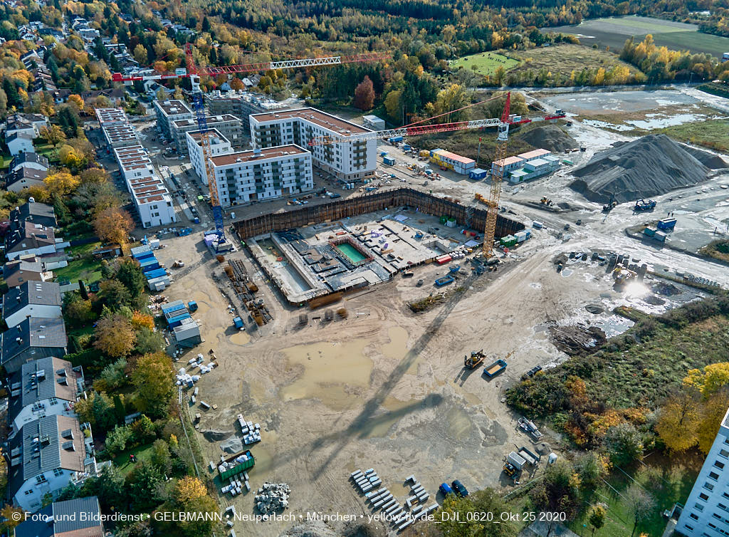 15.10.2020 - Baustelle Alexisquartier in Neuperlach