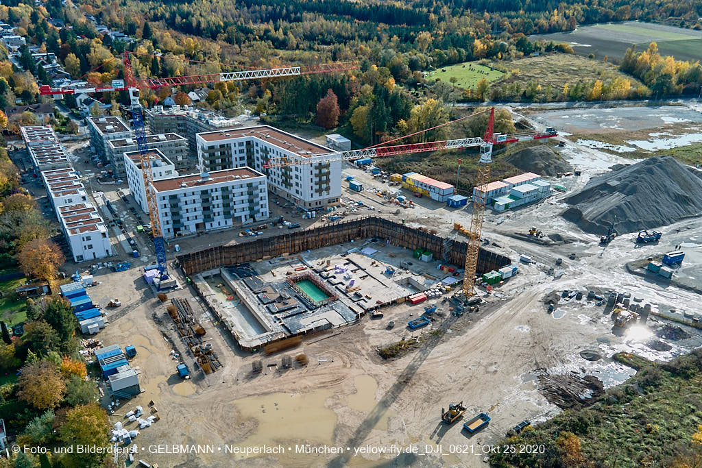 15.10.2020 - Baustelle Alexisquartier in Neuperlach
