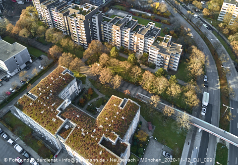 12.11.2020 - Marx-Zentrum und Karl-Marx-Ring 52-62 und Studentenwohnheim in Neuperlach