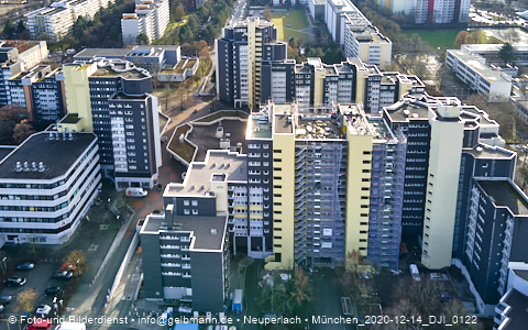 14.12.2020 - Marx-Zentrum und Karl-Marx-Ring 52-62 und Studentenwohnheim in Neuperlach