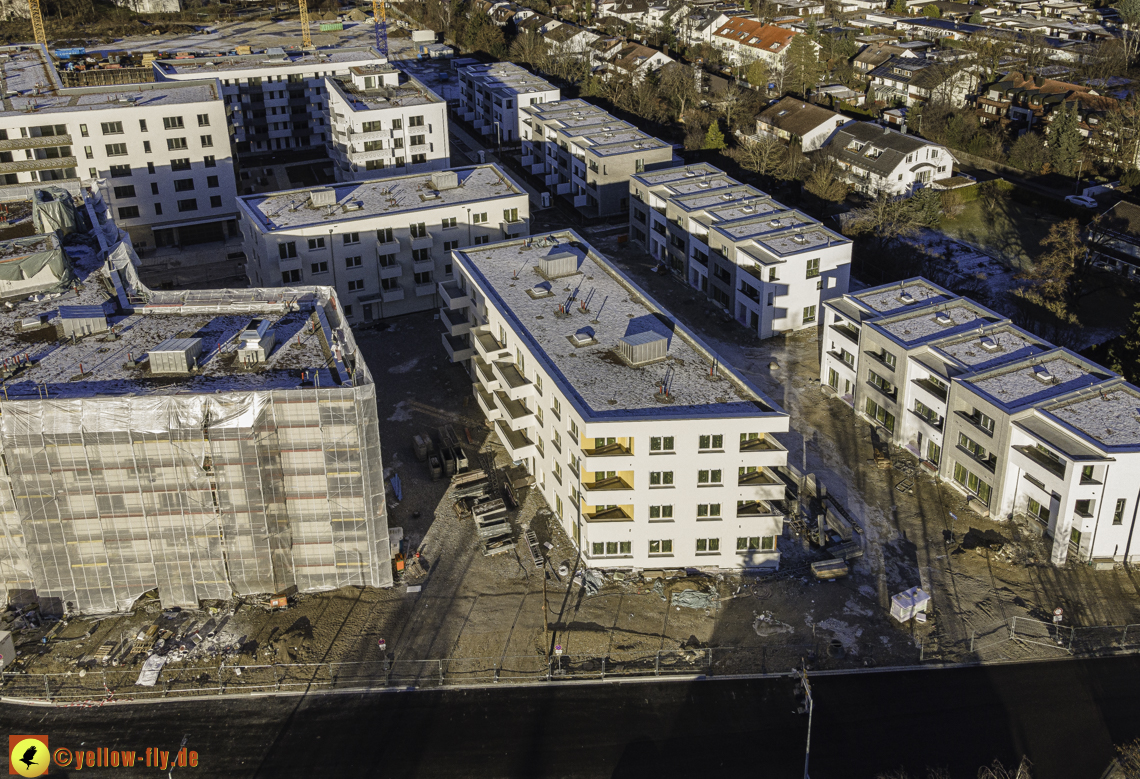31.12.2020 - Baustelle Alexisquartier und PandionVerde in Neuperlach
