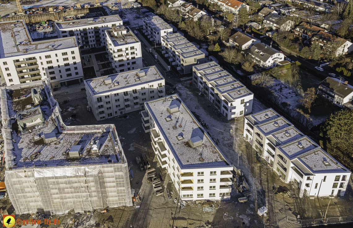 31.12.2020 - Baustelle Alexisquartier und PandionVerde in Neuperlach