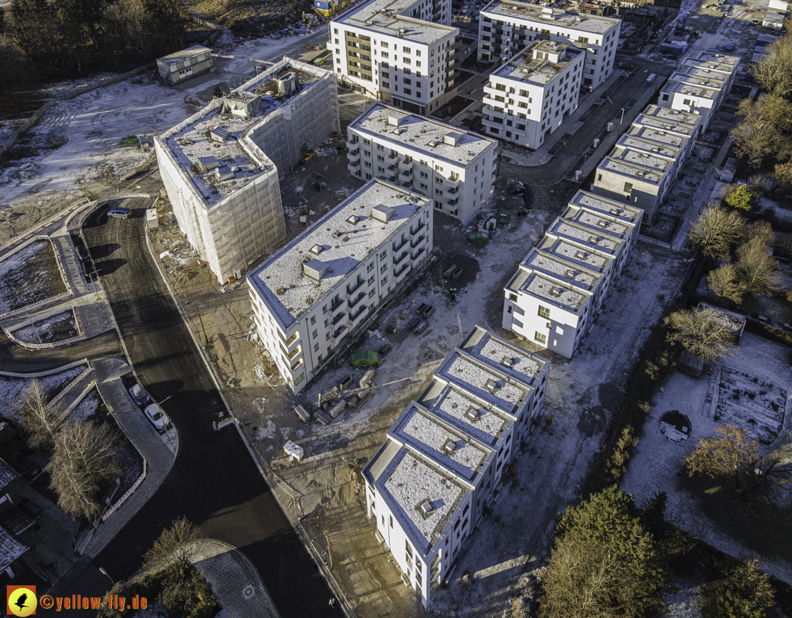 31.12.2020 - Baustelle Alexisquartier und PandionVerde in Neuperlach
