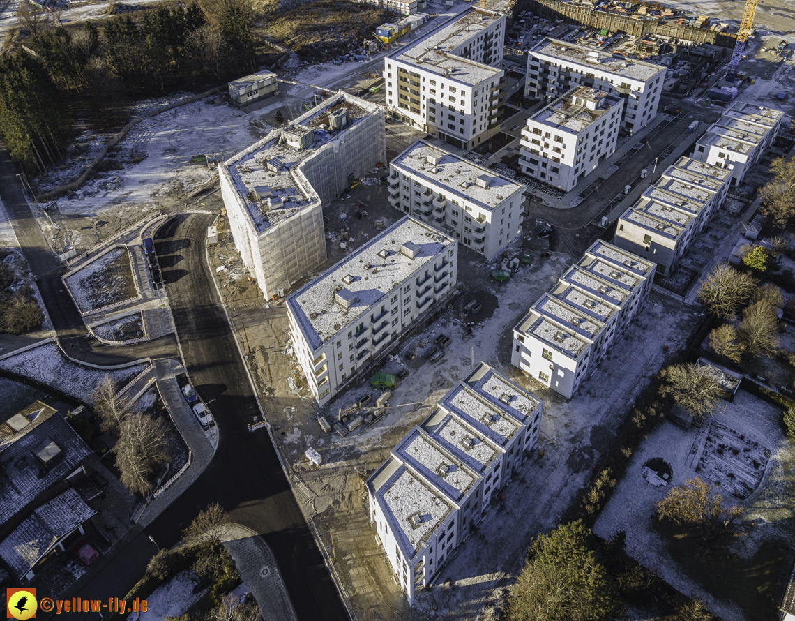 31.12.2020 - Baustelle Alexisquartier und PandionVerde in Neuperlach