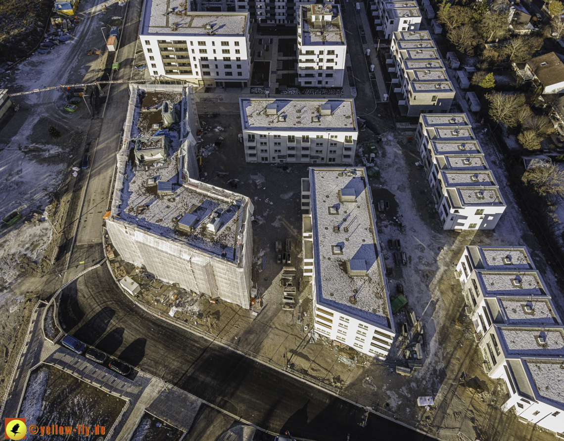 31.12.2020 - Baustelle Alexisquartier und PandionVerde in Neuperlach