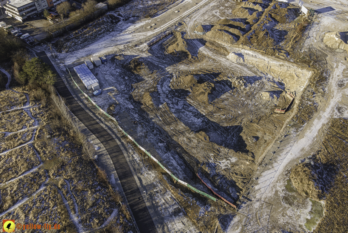 31.12.2020 - Baustelle Alexisquartier und PandionVerde in Neuperlach