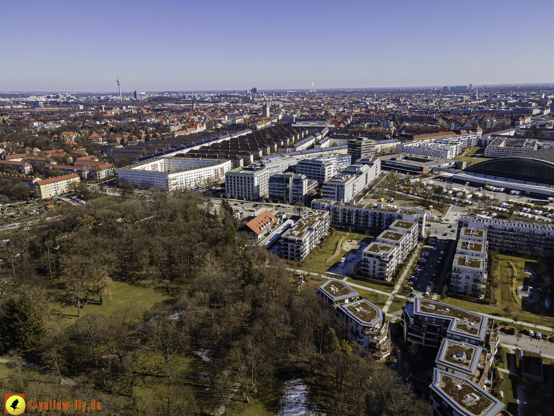 06.03.2021 - Paketposthalle und Hirschgarten