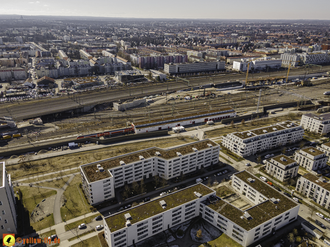 06.03.2021 - Paketposthalle und Hirschgarten