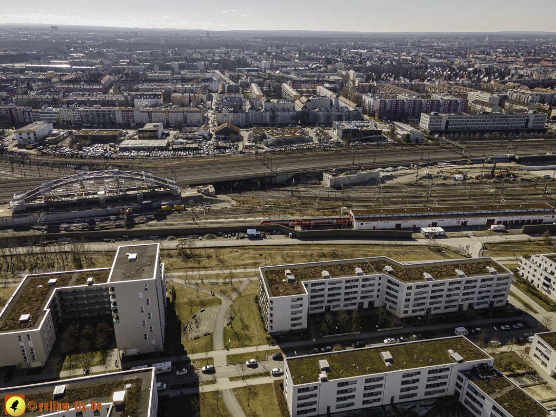 06.03.2021 - Paketposthalle und Hirschgarten