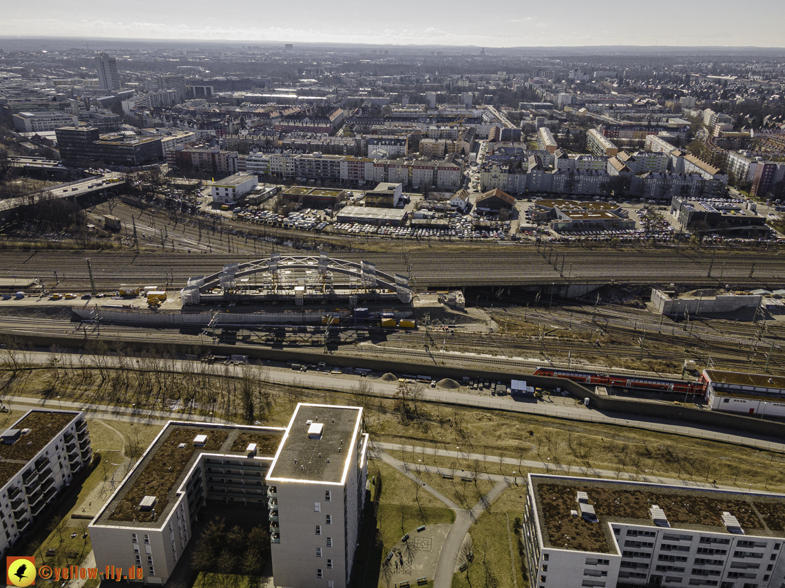 06.03.2021 - Paketposthalle und Hirschgarten