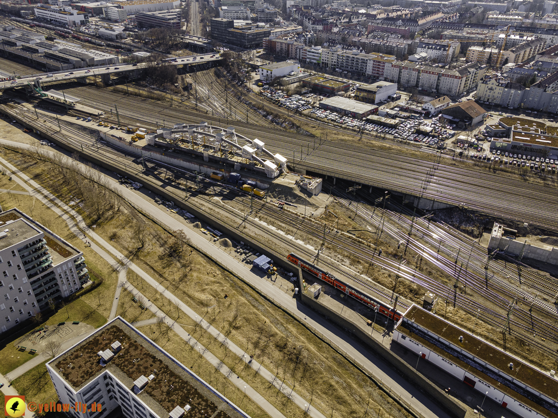 06.03.2021 - Paketposthalle und Hirschgarten