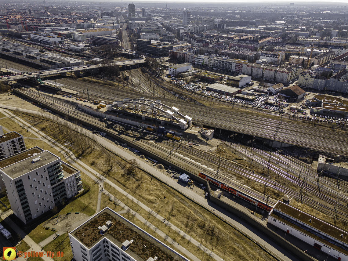 06.03.2021 - Paketposthalle und Hirschgarten