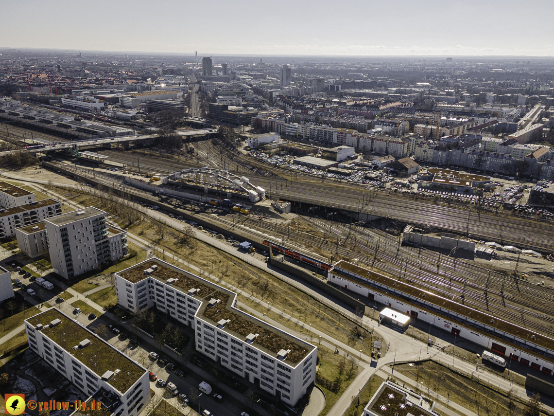 06.03.2021 - Paketposthalle und Hirschgarten