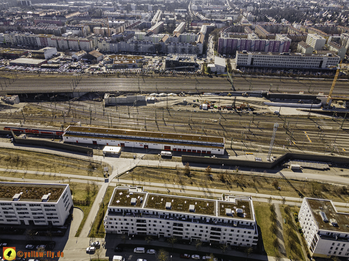 06.03.2021 - Paketposthalle und Hirschgarten