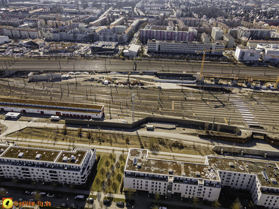 06.03.2021 - Paketposthalle und Hirschgarten