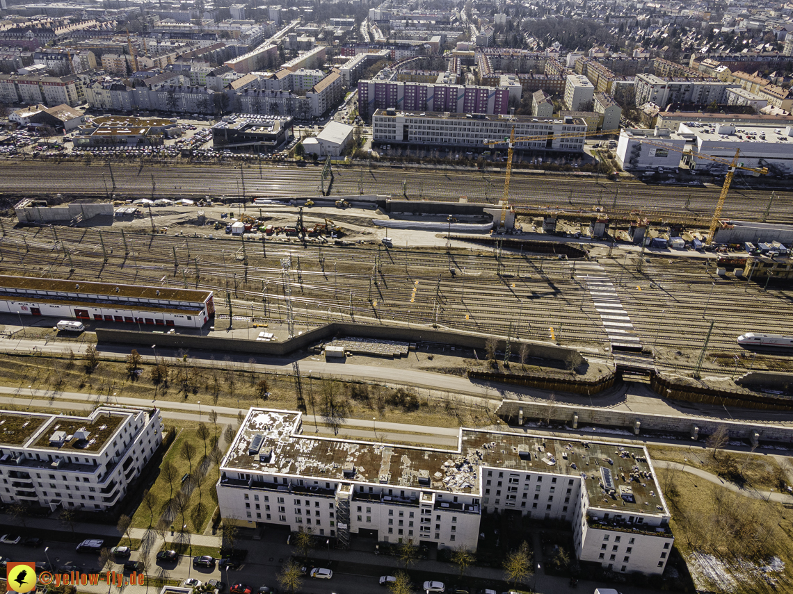 06.03.2021 - Paketposthalle und Hirschgarten