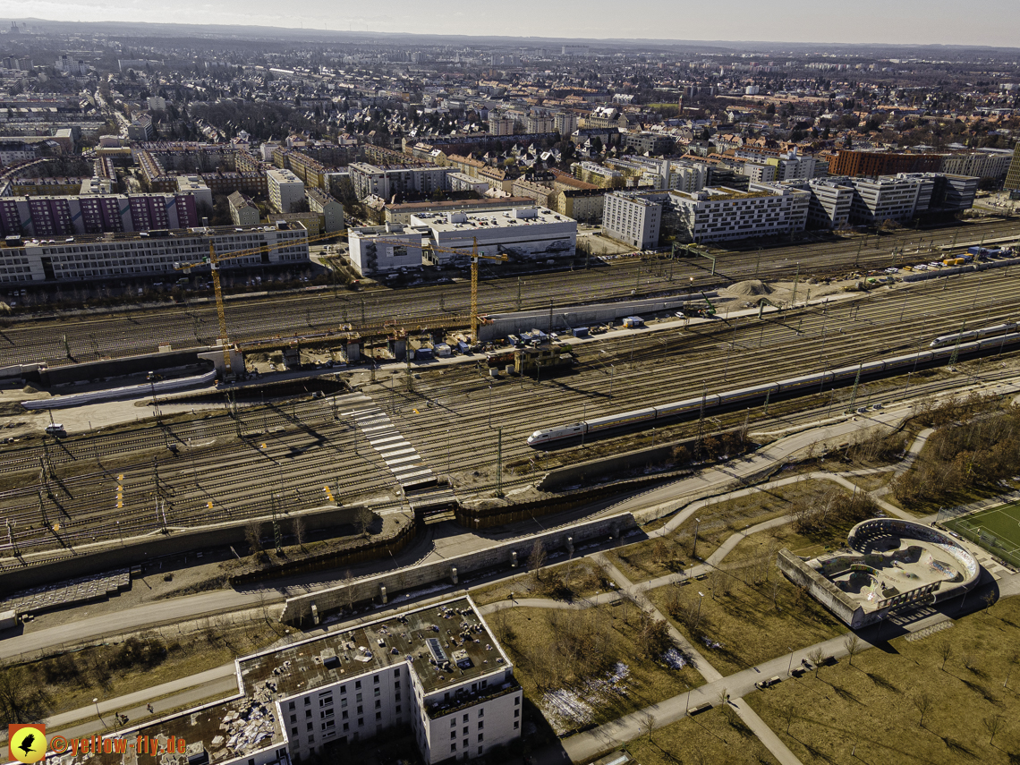 06.03.2021 - Paketposthalle und Hirschgarten