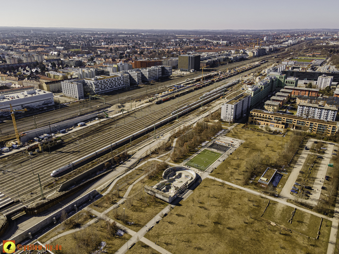 06.03.2021 - Paketposthalle und Hirschgarten