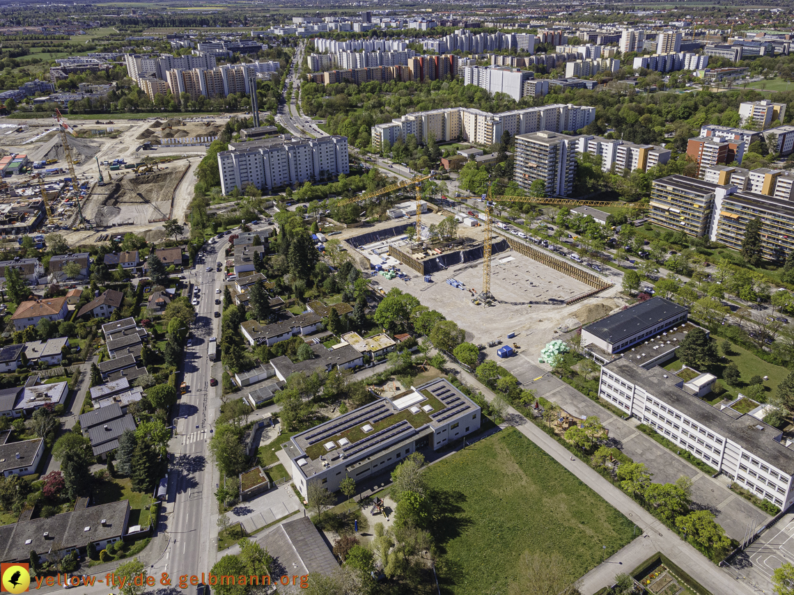 09.05.2021 - Baustelle Grundschule am Karl-MArx-Ring in Neuperlach