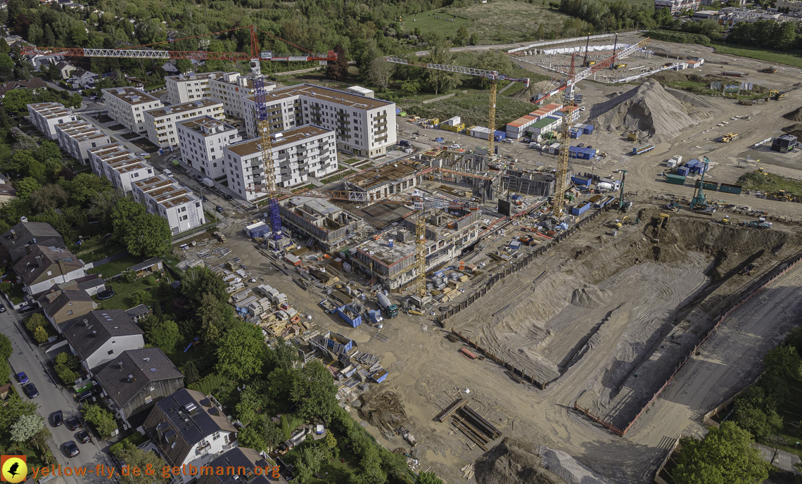 19.05.2021 - Baustelle Alexisquartier und Umgebung in Neuperlach