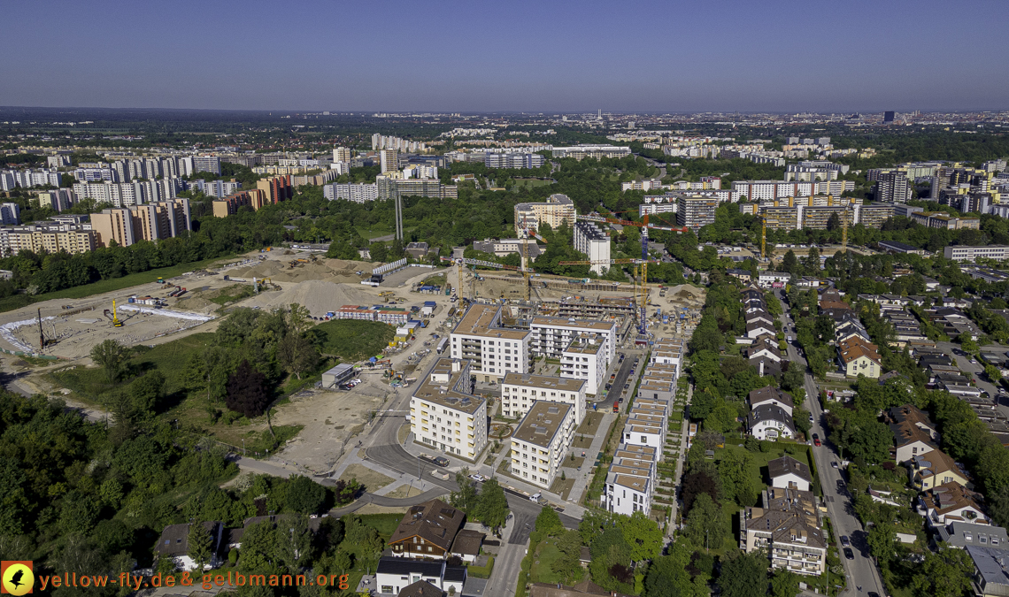 21.05.2021 - Baustelle Alexisquartier udn PAndion Verde in Neuperlach