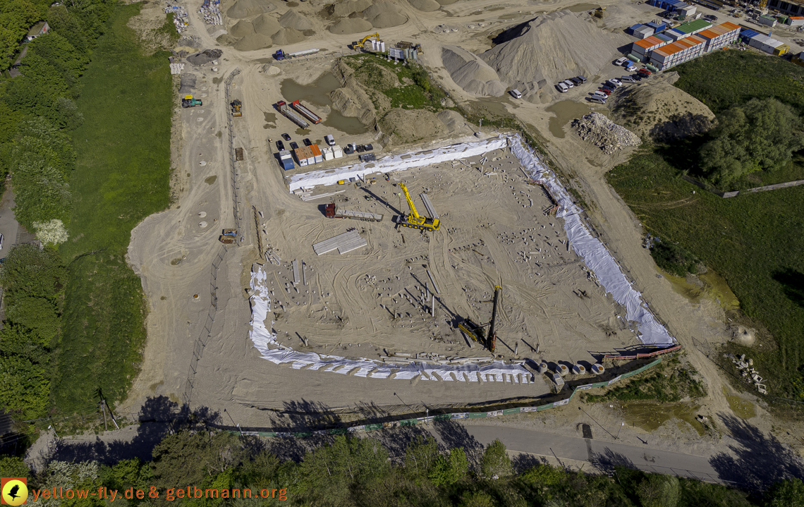 21.05.2021 - Baustelle Alexisquartier udn PAndion Verde in Neuperlach