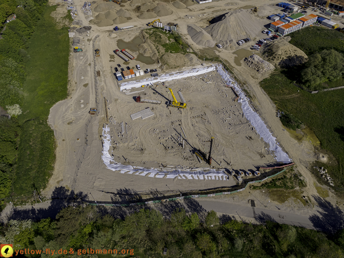 21.05.2021 - Baustelle Alexisquartier udn PAndion Verde in Neuperlach