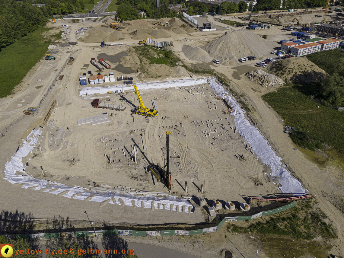 21.05.2021 - Baustelle Alexisquartier udn PAndion Verde in Neuperlach