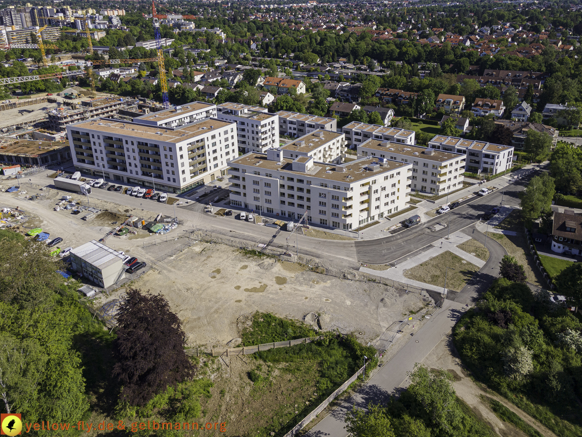 21.05.2021 - Baustelle Alexisquartier udn PAndion Verde in Neuperlach