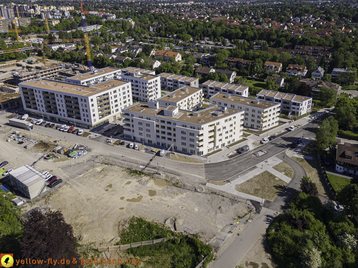 21.05.2021 - Baustelle Alexisquartier udn PAndion Verde in Neuperlach