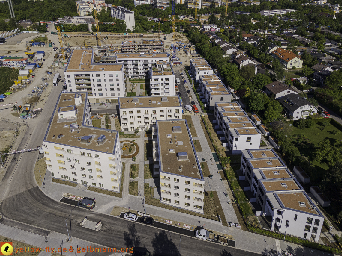 21.05.2021 - Baustelle Alexisquartier udn PAndion Verde in Neuperlach