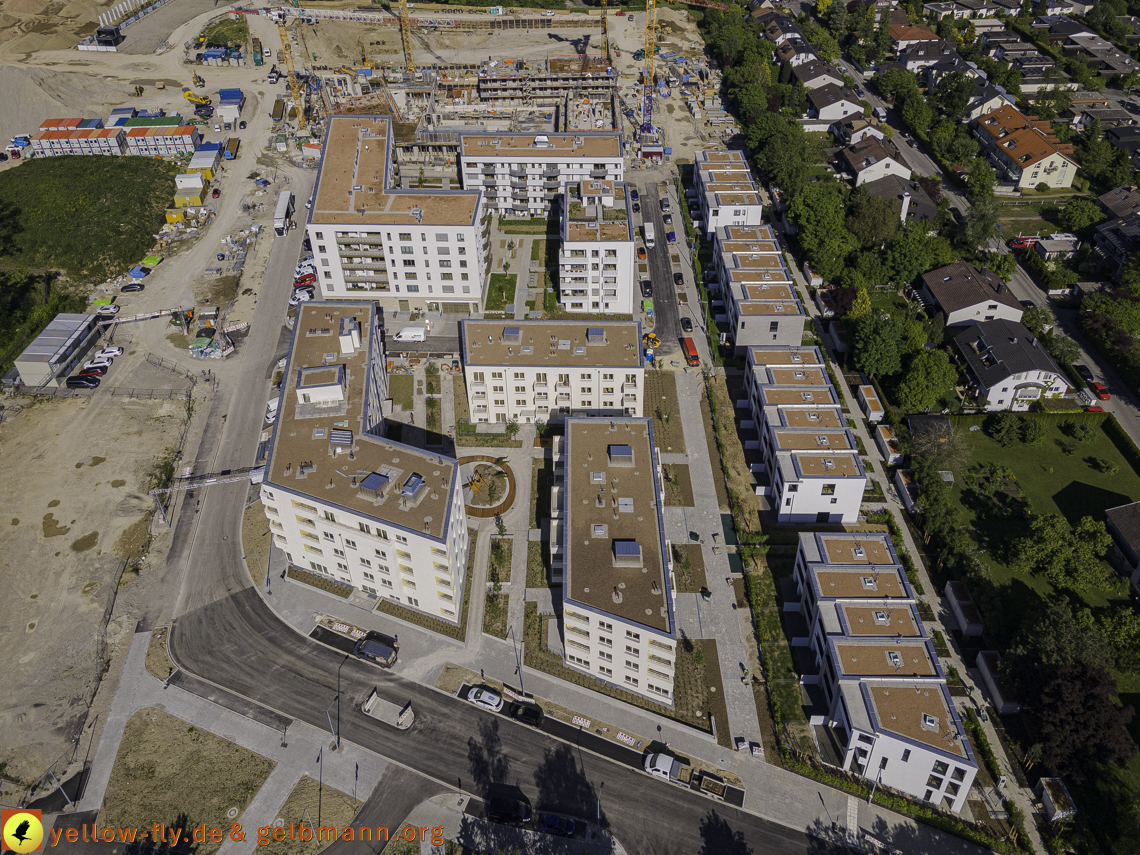 21.05.2021 - Baustelle Alexisquartier udn PAndion Verde in Neuperlach