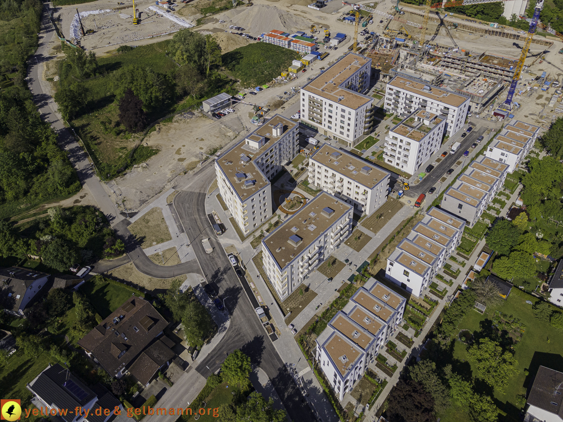 21.05.2021 - Baustelle Alexisquartier udn PAndion Verde in Neuperlach