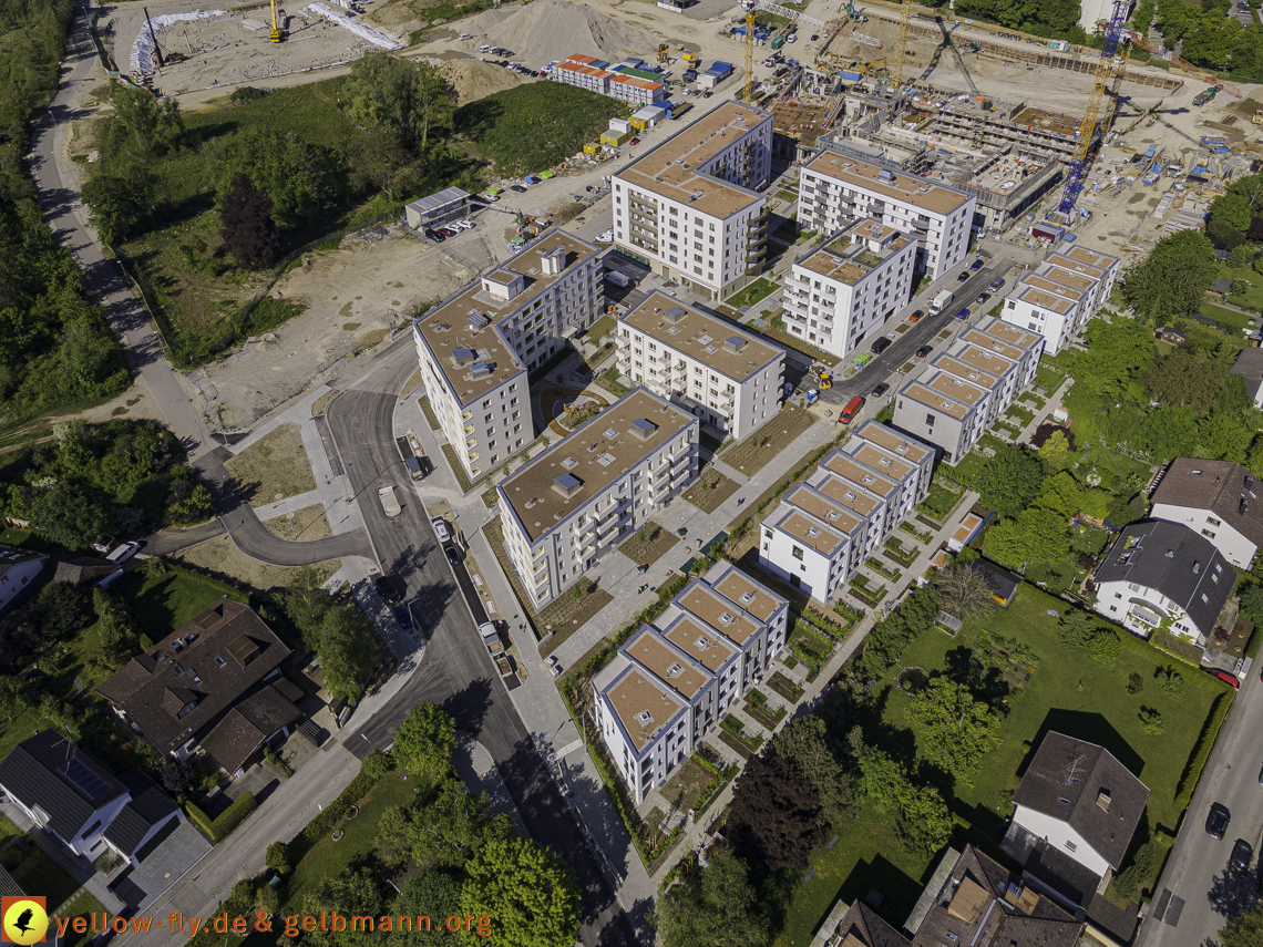 21.05.2021 - Baustelle Alexisquartier udn PAndion Verde in Neuperlach