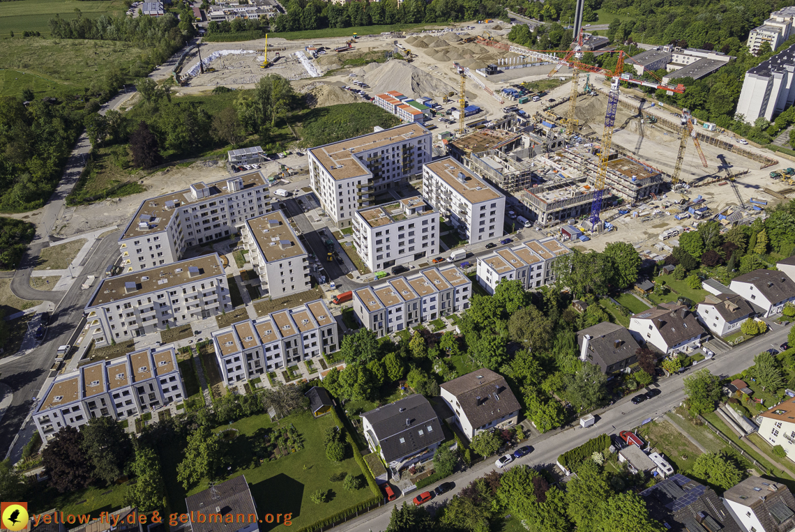 21.05.2021 - Baustelle Alexisquartier udn PAndion Verde in Neuperlach
