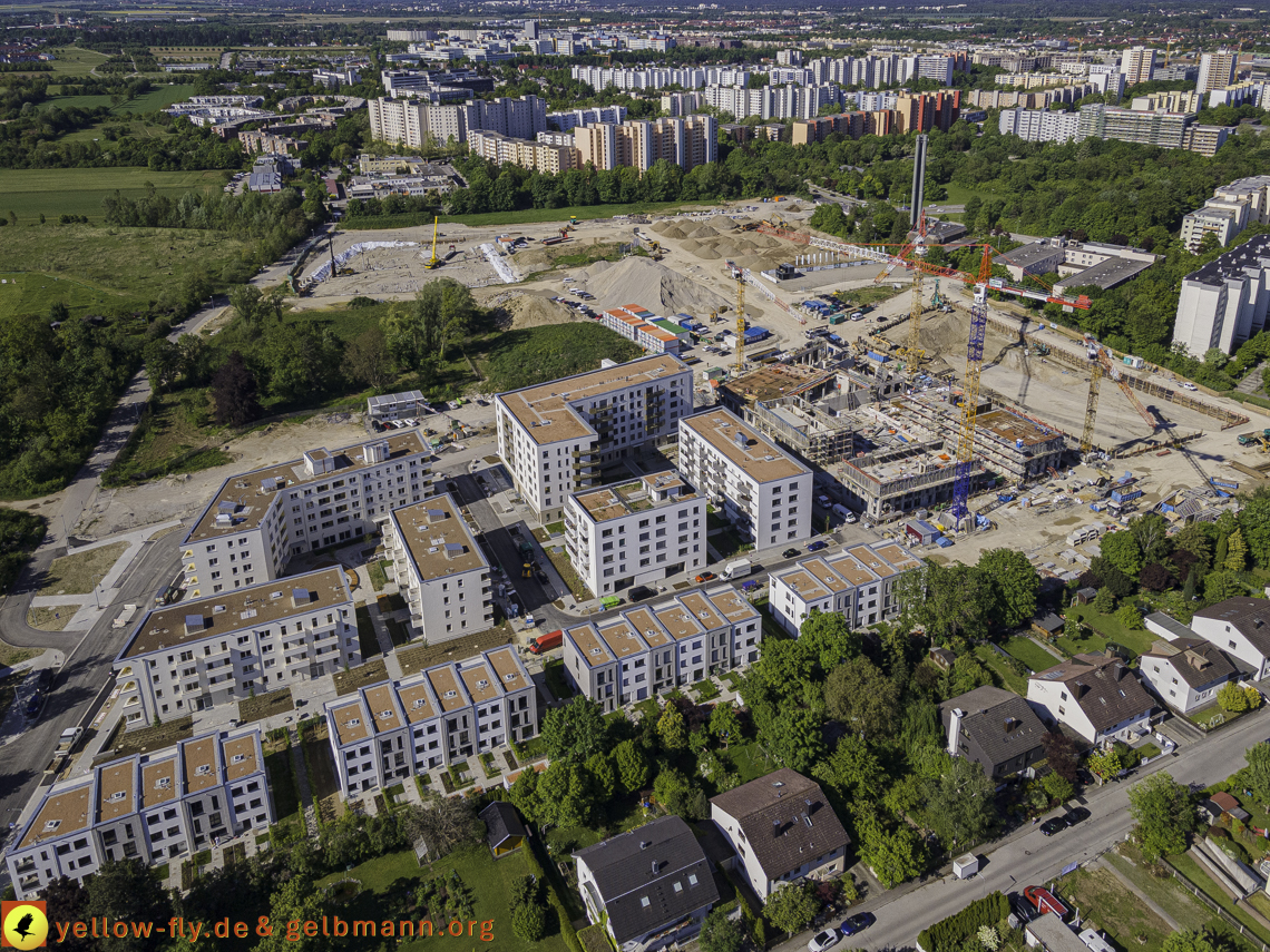 21.05.2021 - Baustelle Alexisquartier udn PAndion Verde in Neuperlach
