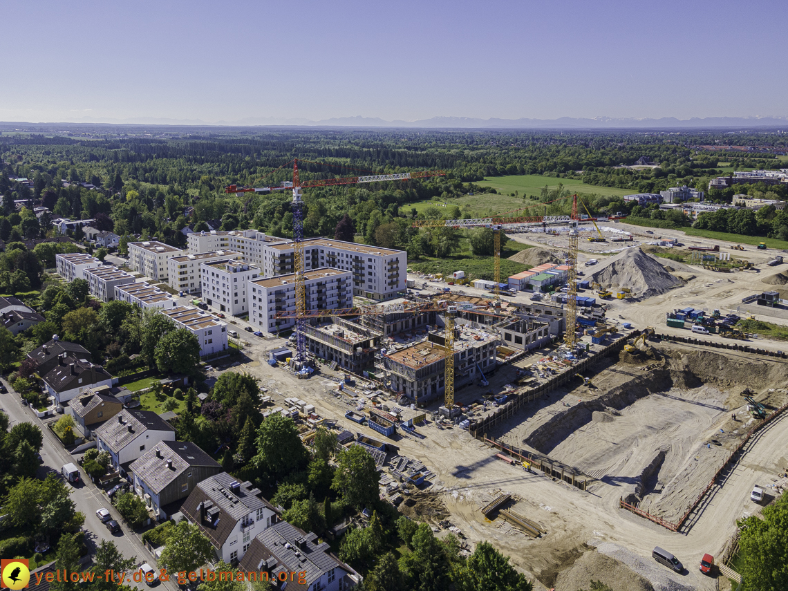 21.05.2021 - Baustelle Alexisquartier udn PAndion Verde in Neuperlach