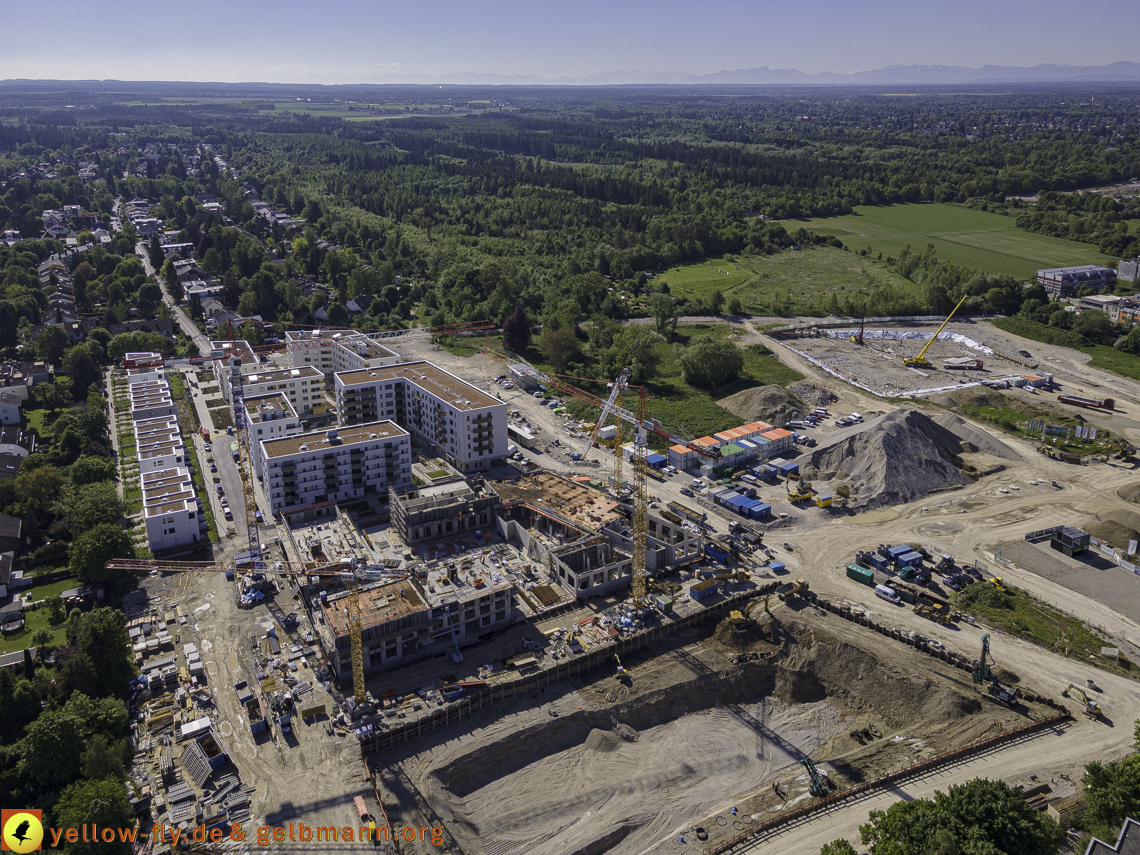 21.05.2021 - Baustelle Alexisquartier udn PAndion Verde in Neuperlach