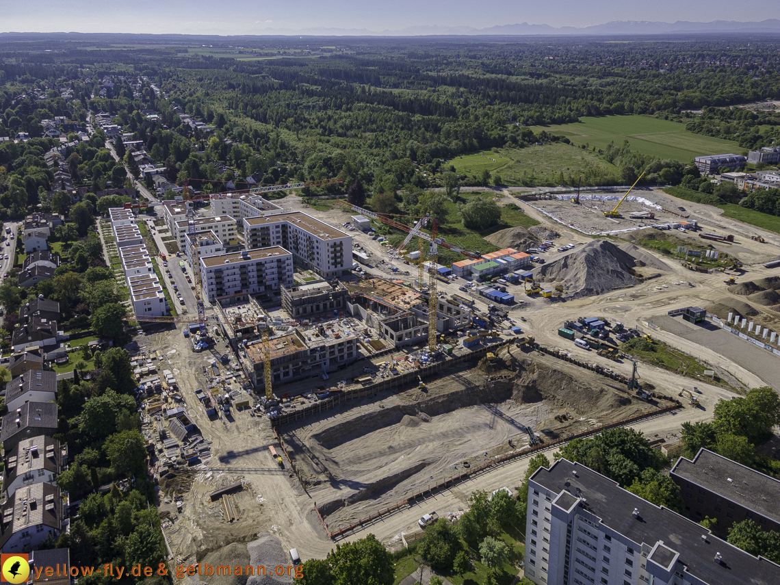 21.05.2021 - Baustelle Alexisquartier udn PAndion Verde in Neuperlach