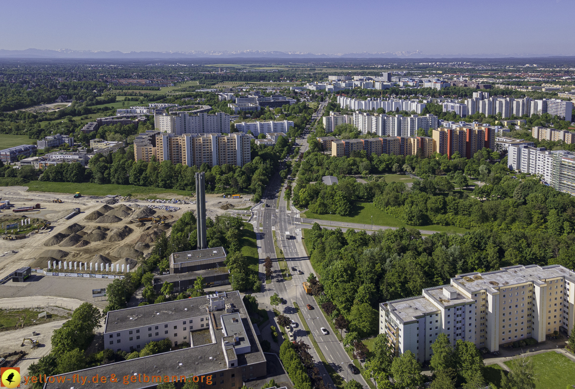 21.05.2021 - Baustelle Alexisquartier udn PAndion Verde in Neuperlach