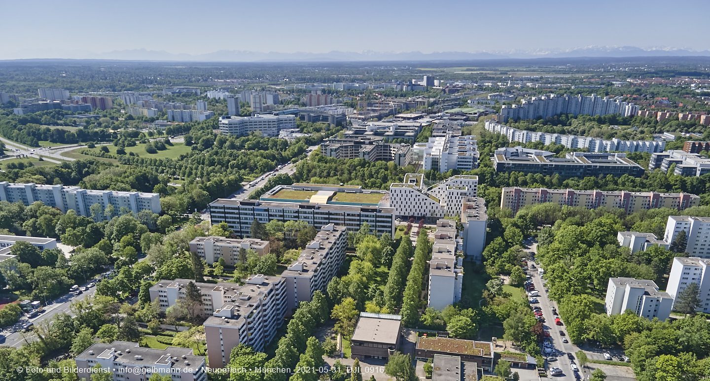 31.05.2021 - Plettzentrum und Wohnring in Neuperlach