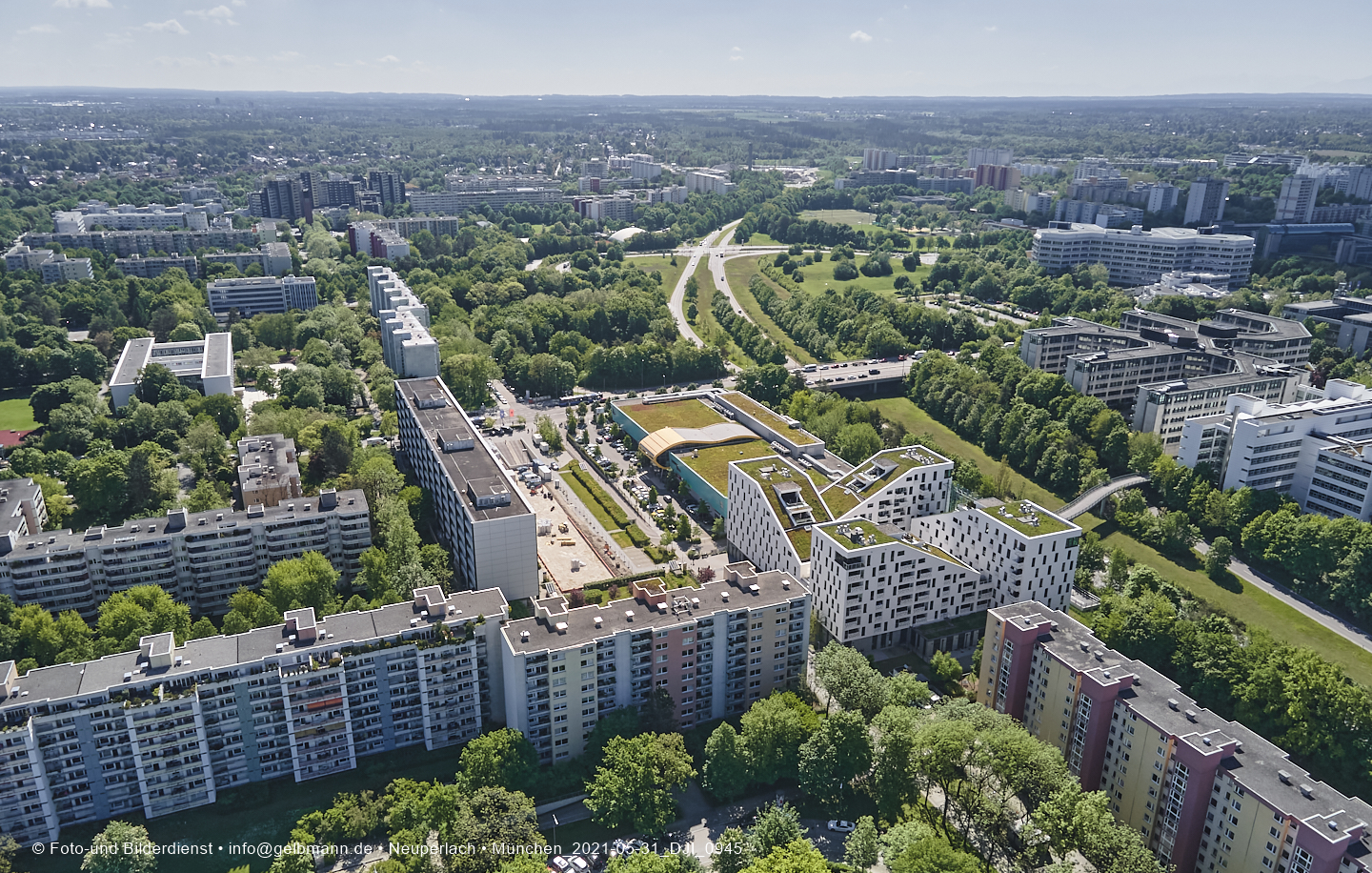 31.05.2021 - Plettzentrum und Wohnring in Neuperlach